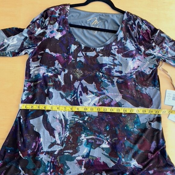 Miraclebody Miracle Body by Miraclesuit Gray/Burg XL Tunic smoothing underlayer - Picture 9 of 15